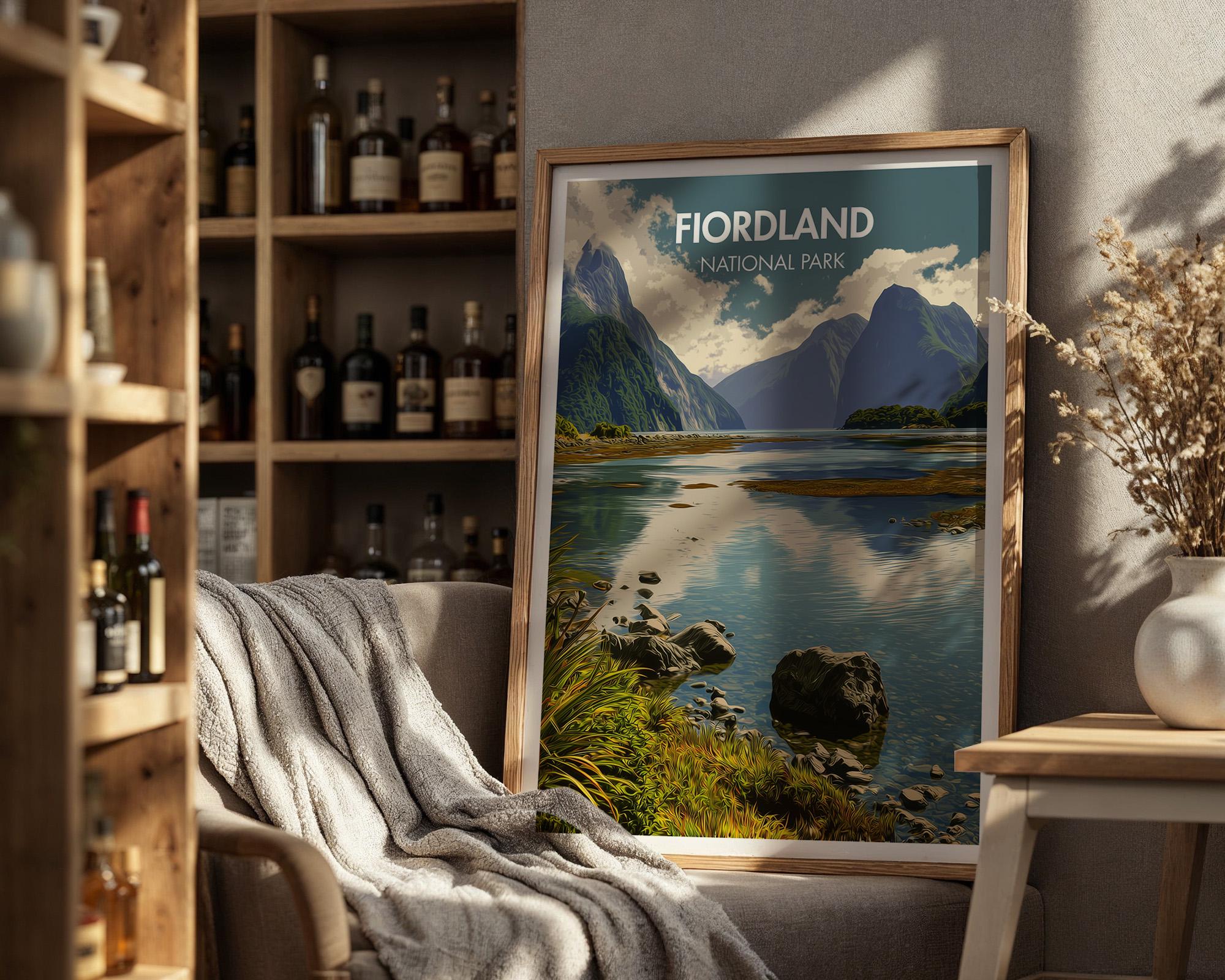 Fiordland National Park Poster