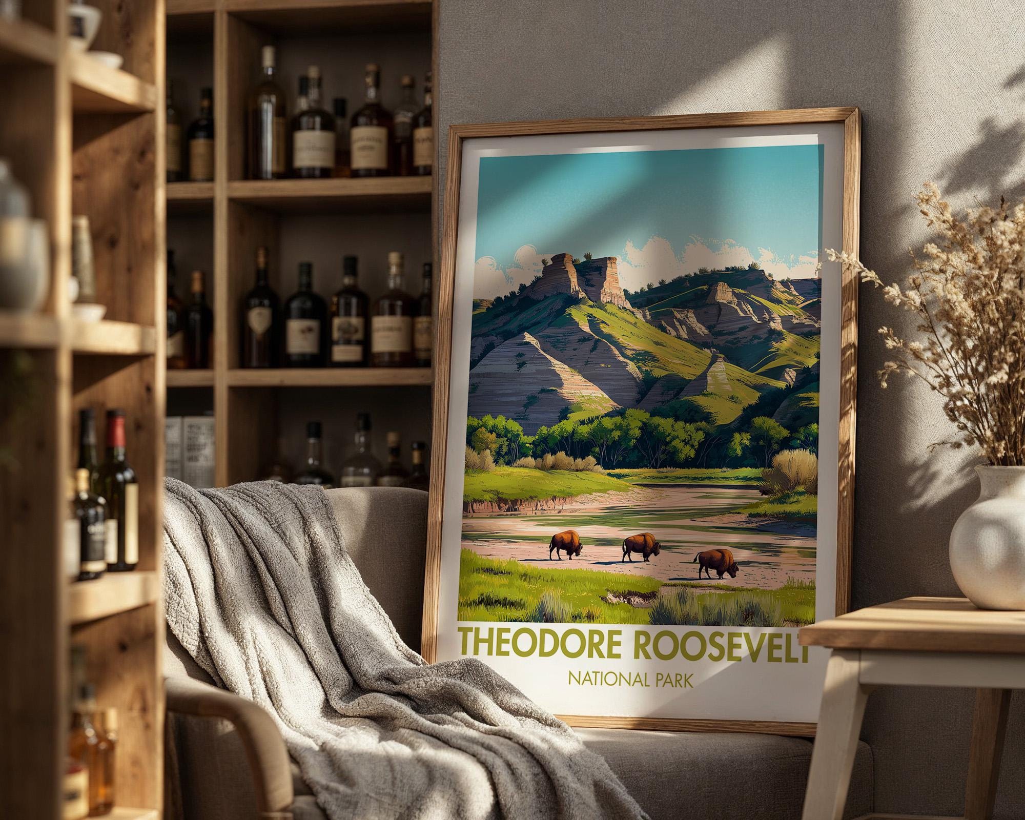 Theodore Roosevelt National Park Poster
