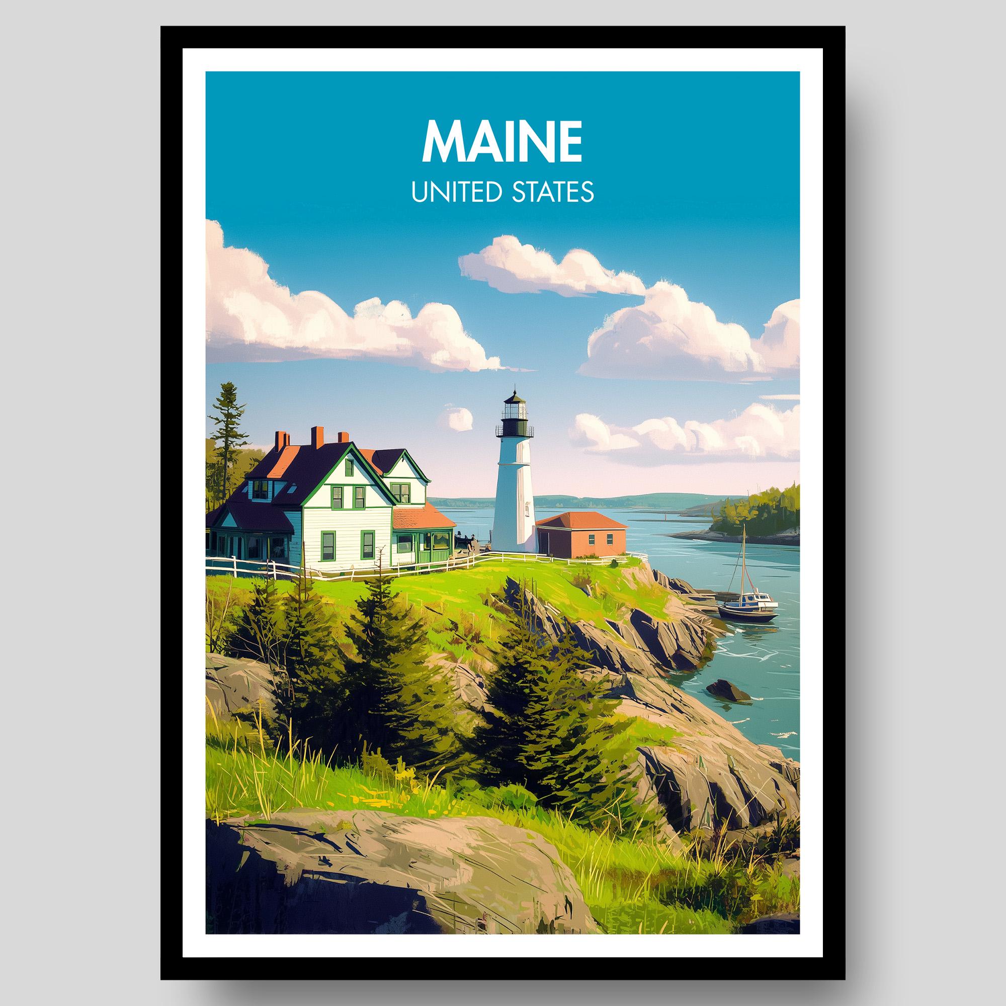 Maine Poster