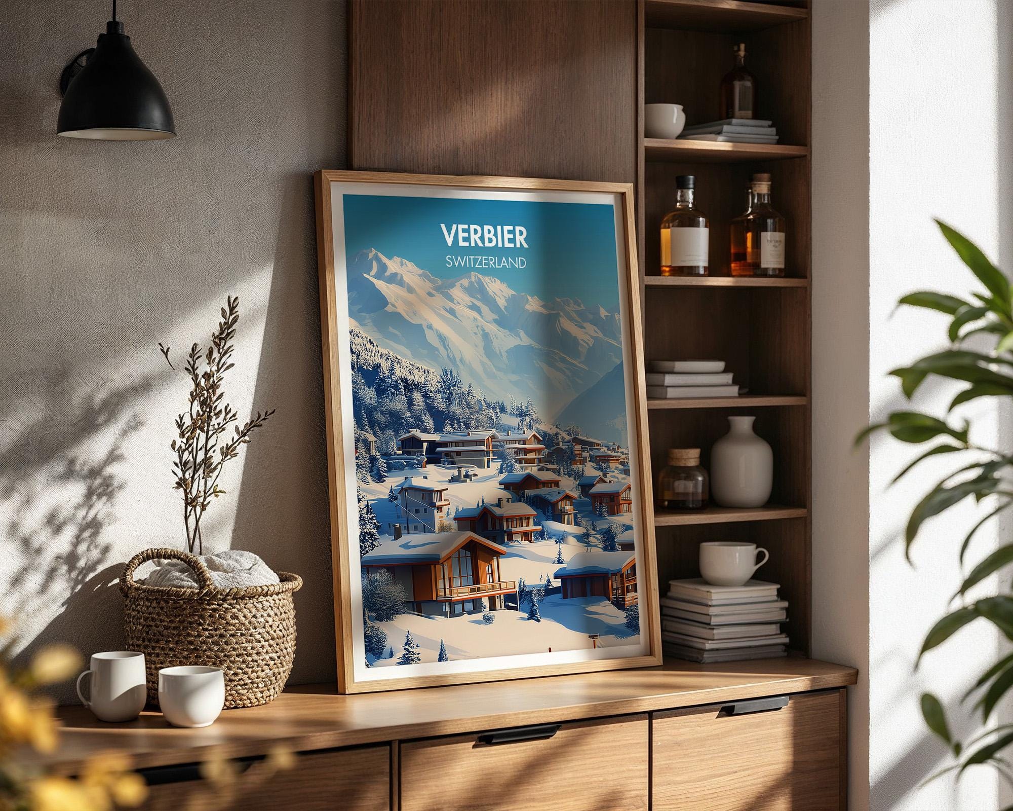 Verbier Ski Resort Poster