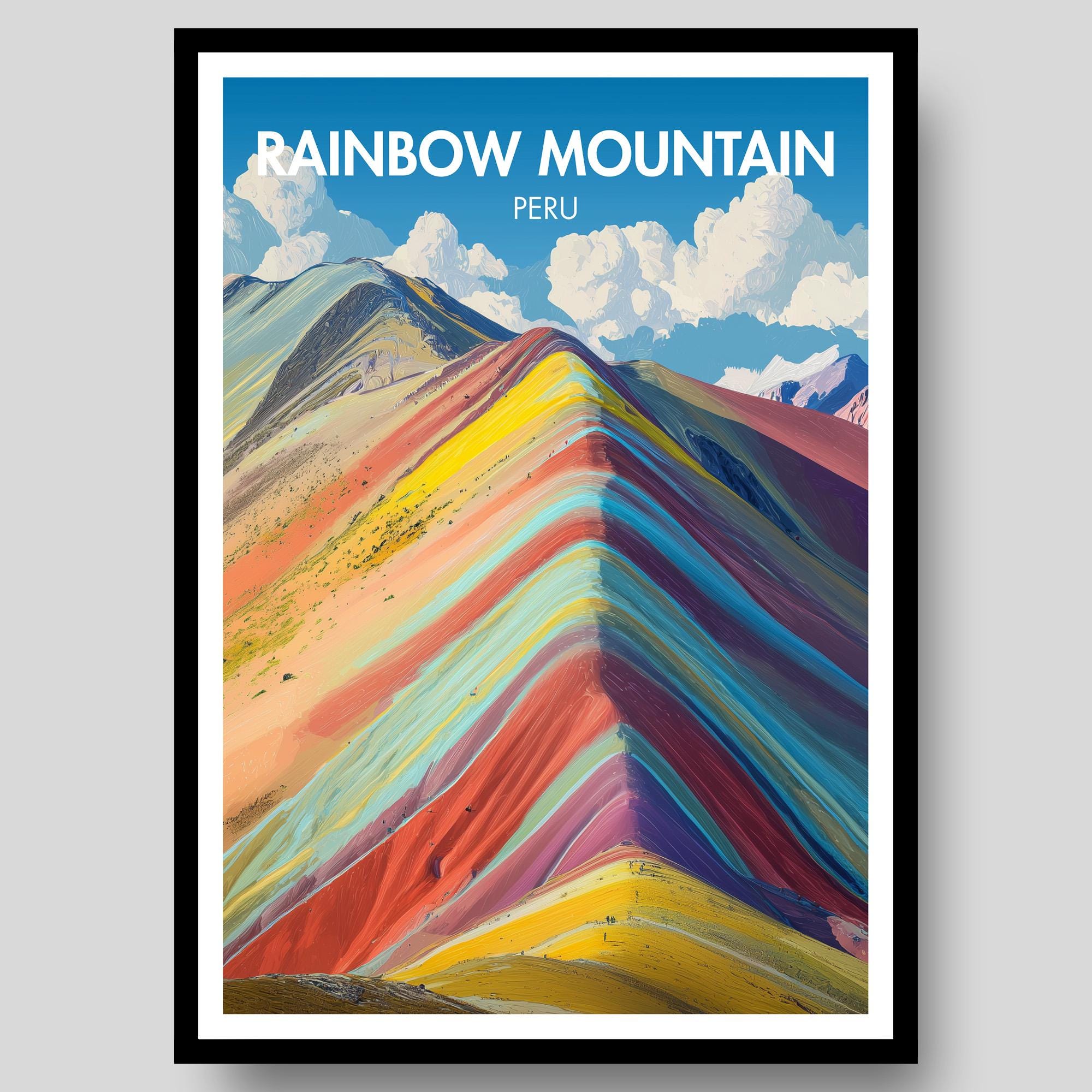 Rainbow Mountain Poster
