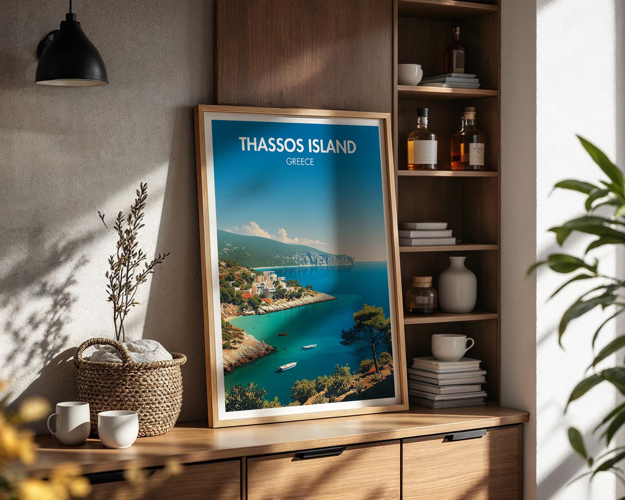 Thassos Island Poster