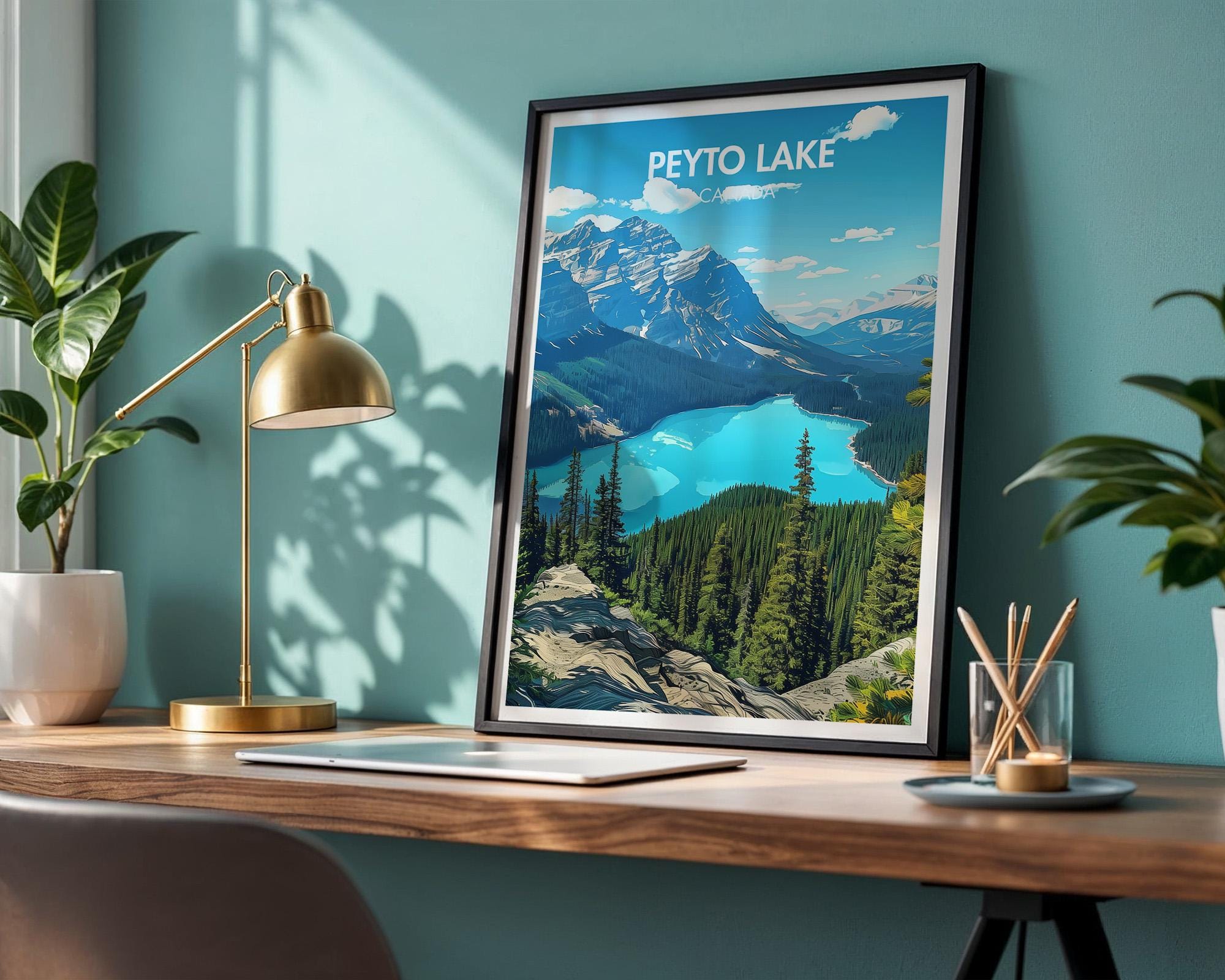 Peyto Lake Poster