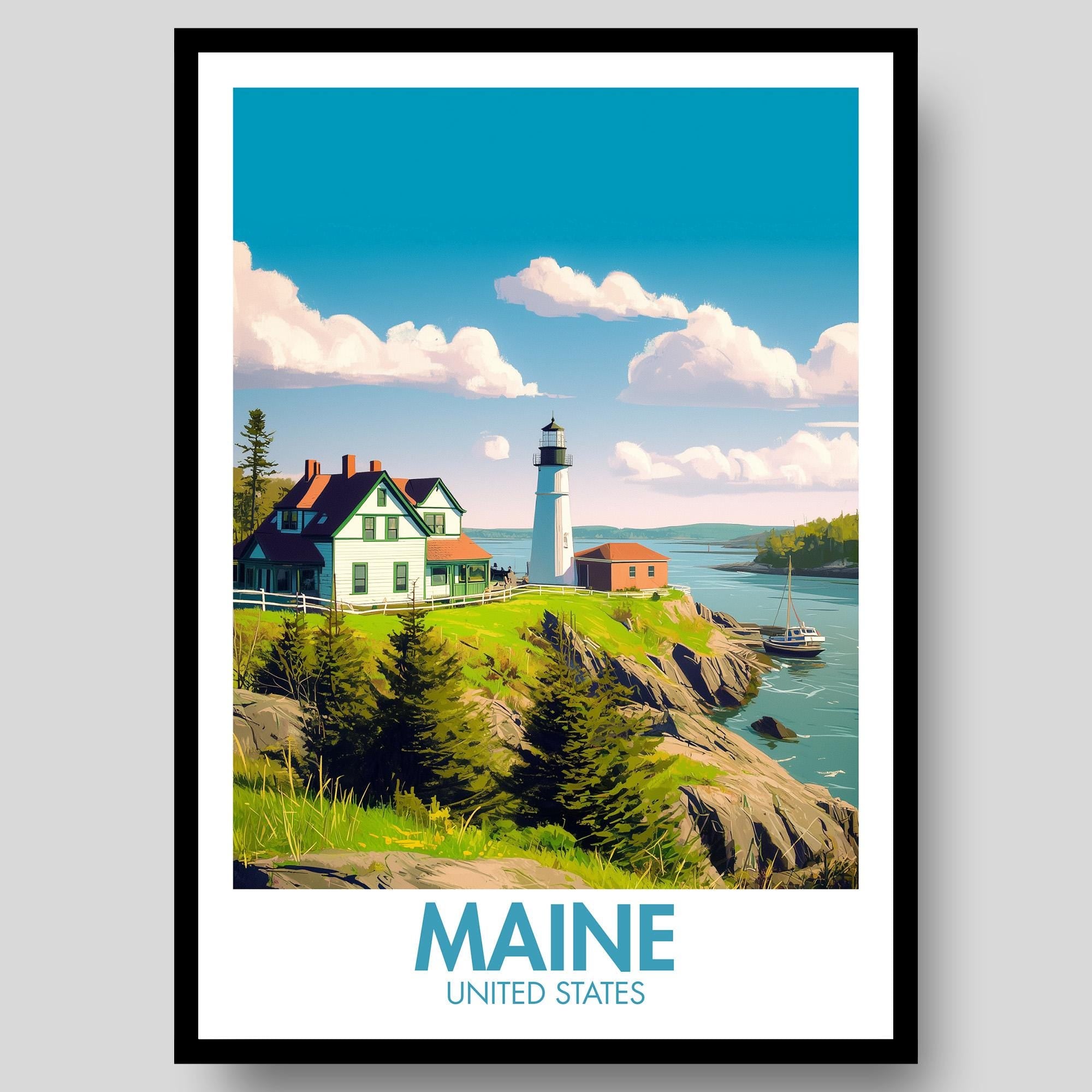 Maine Poster