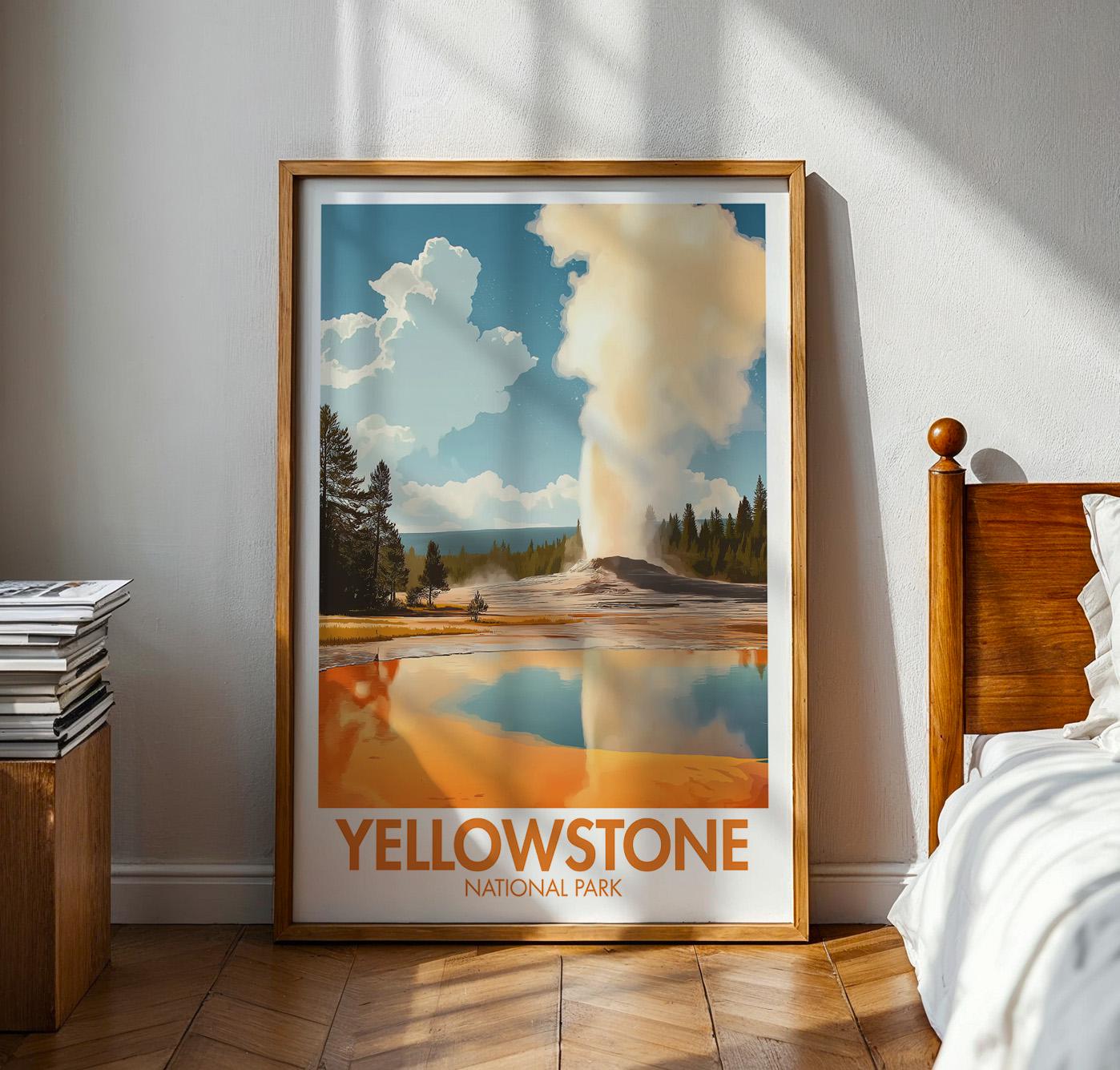 Yellowstone National Park Poster