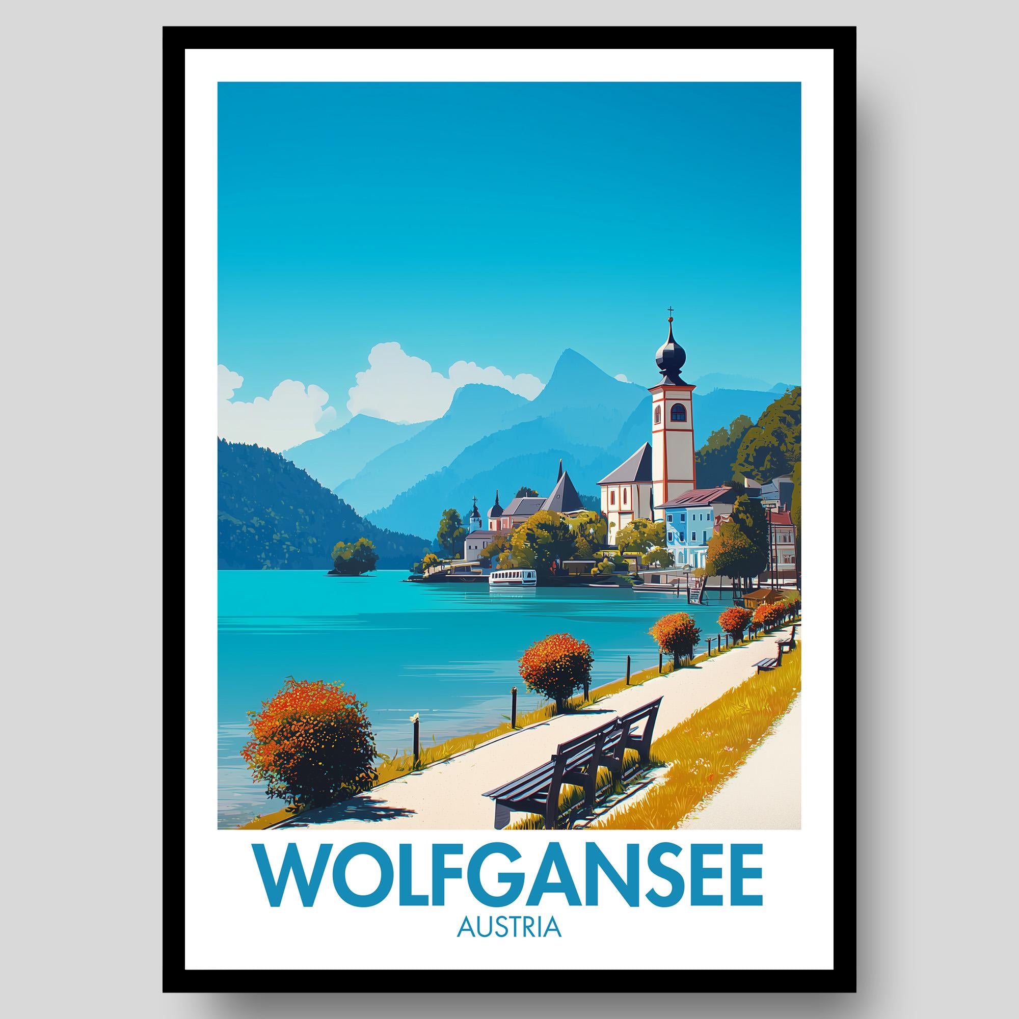 Wolfgangsee Poster