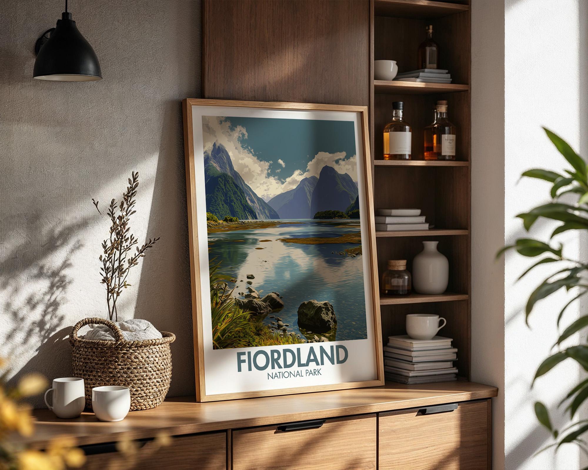 Fiordland National Park Poster