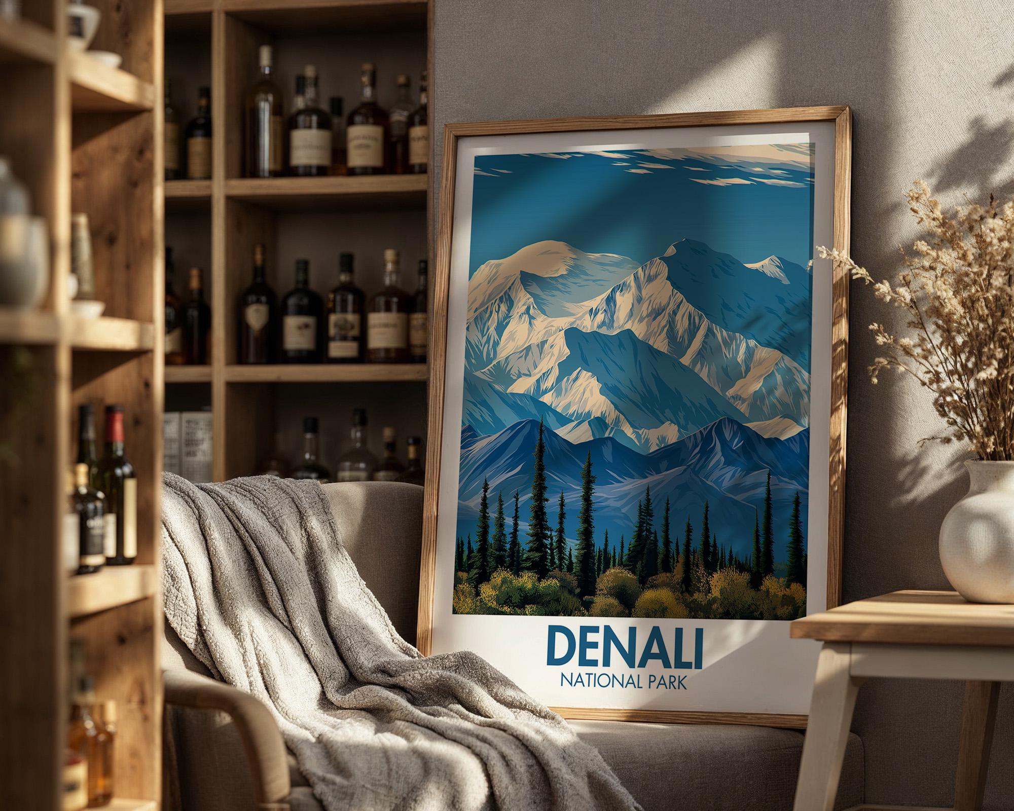 Denali National Park Poster