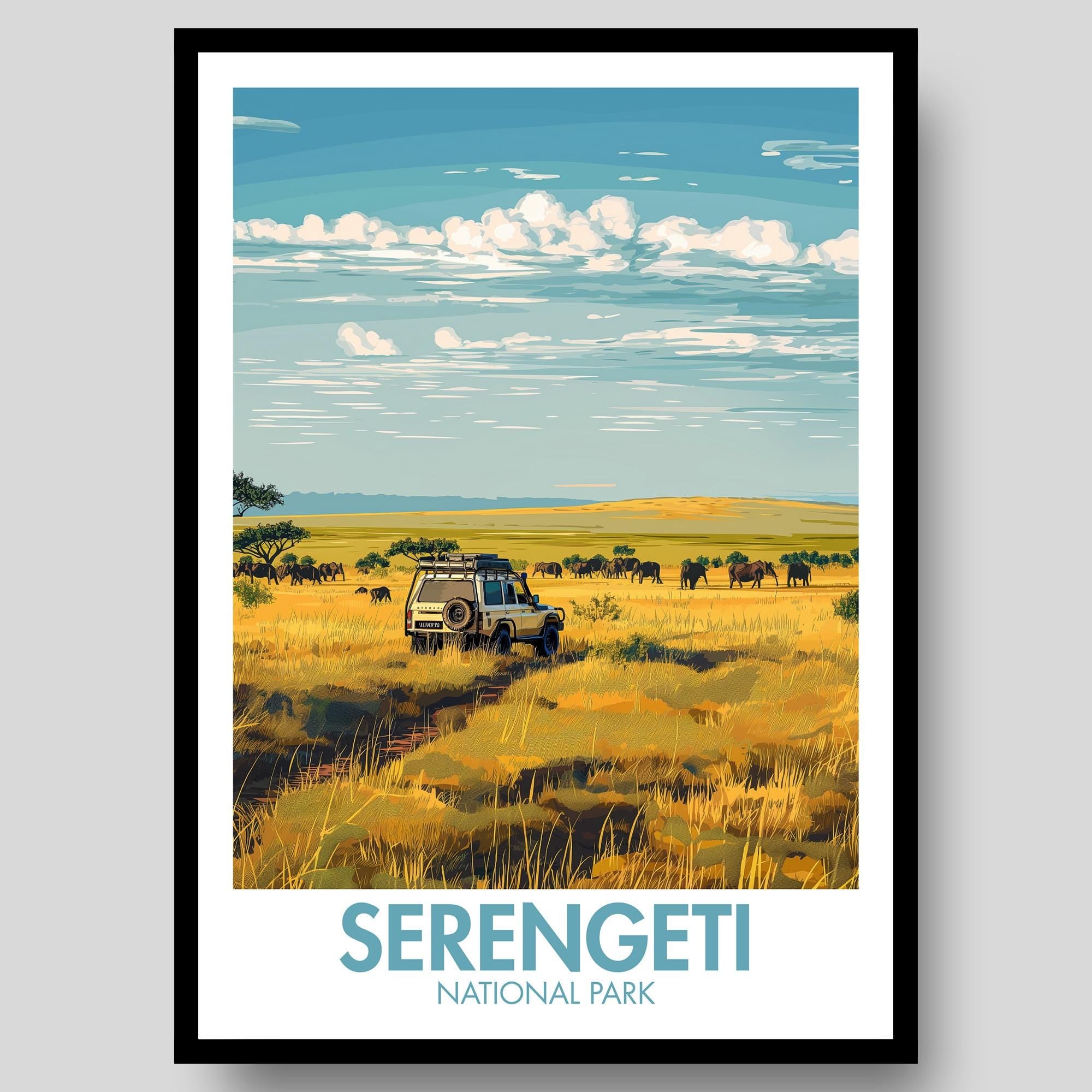Serengeti National Park Poster