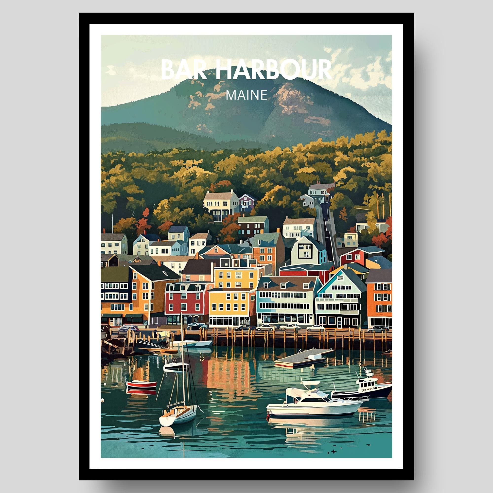 Bar Harbour Poster