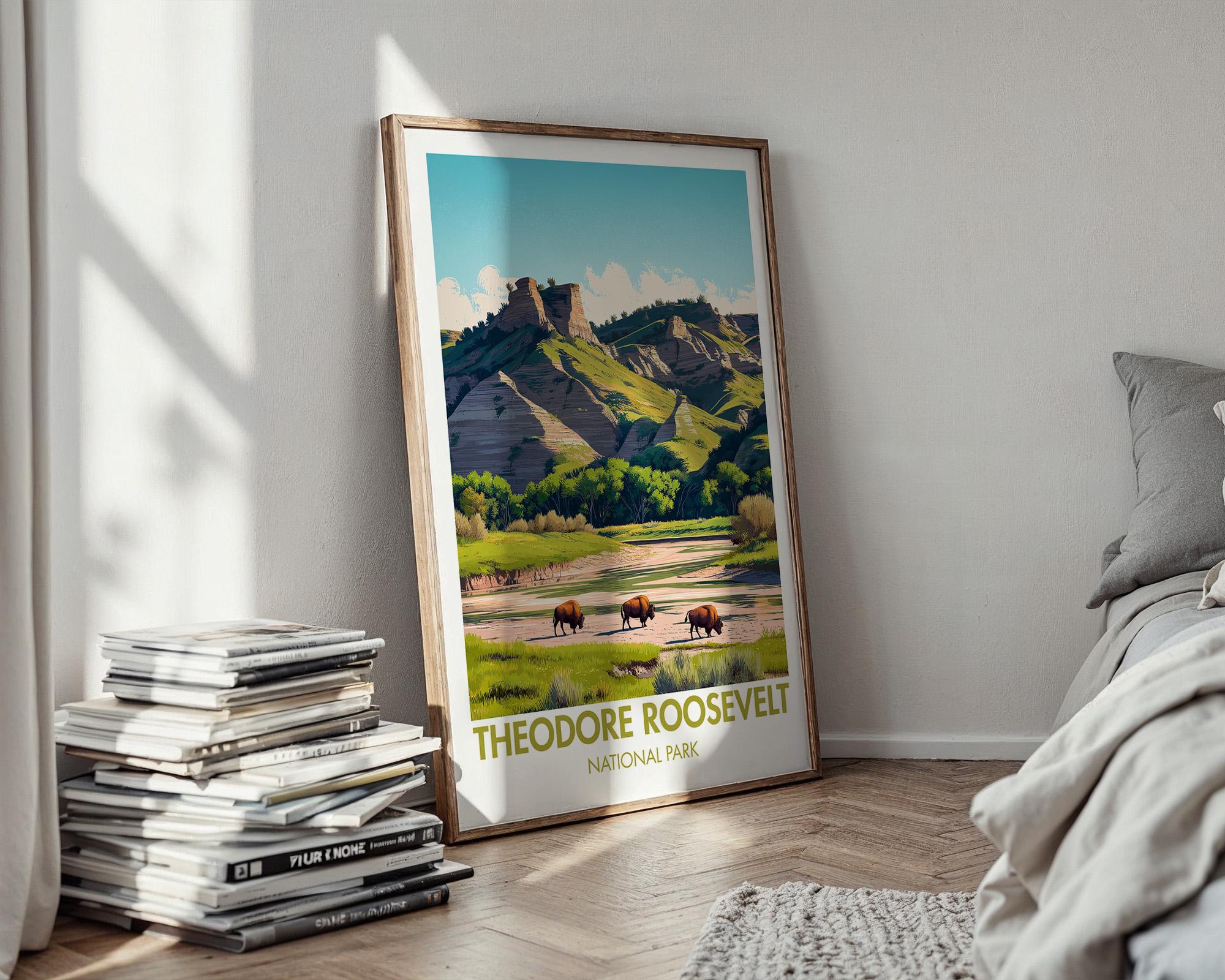 Theodore Roosevelt National Park Poster