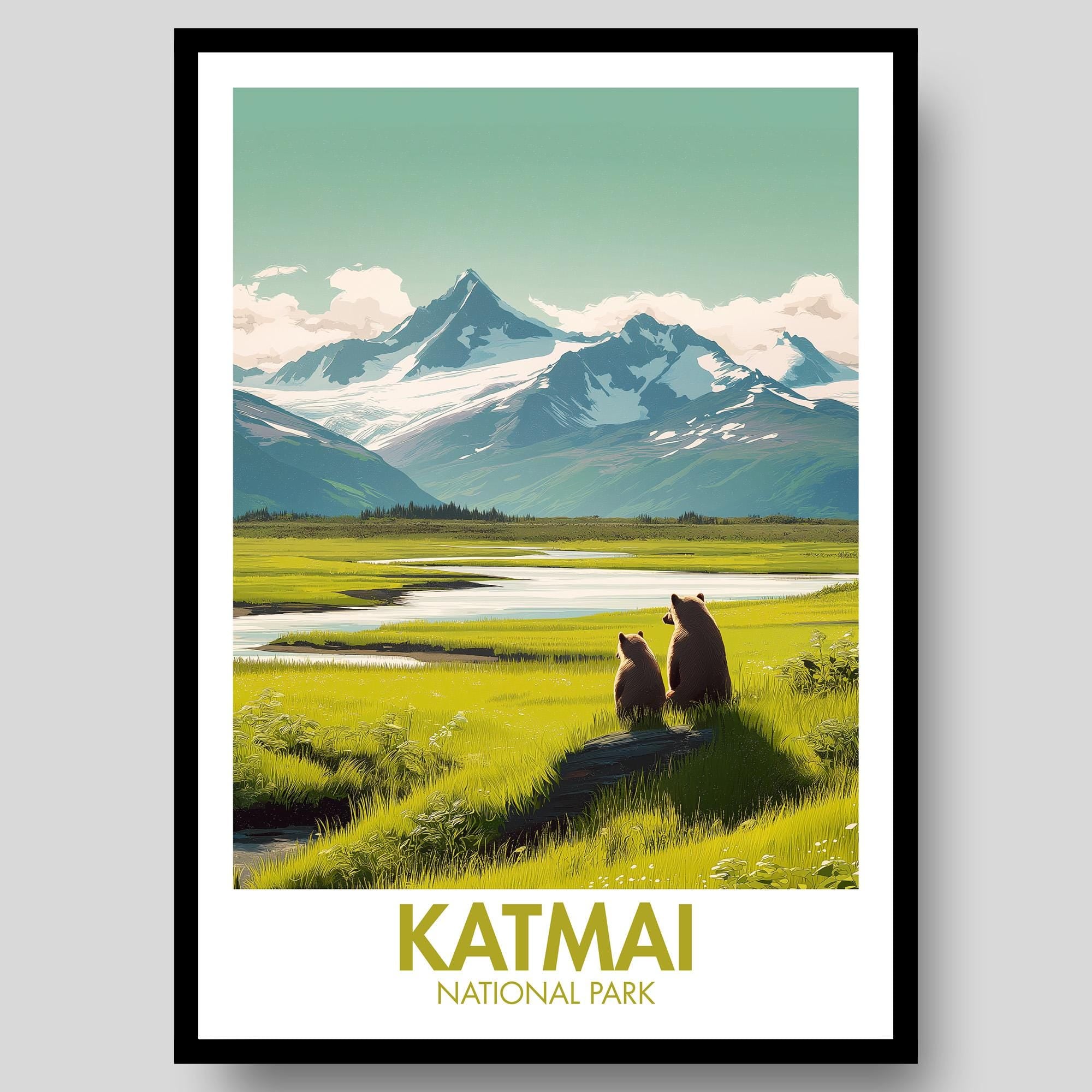 Katmai National Park Poster