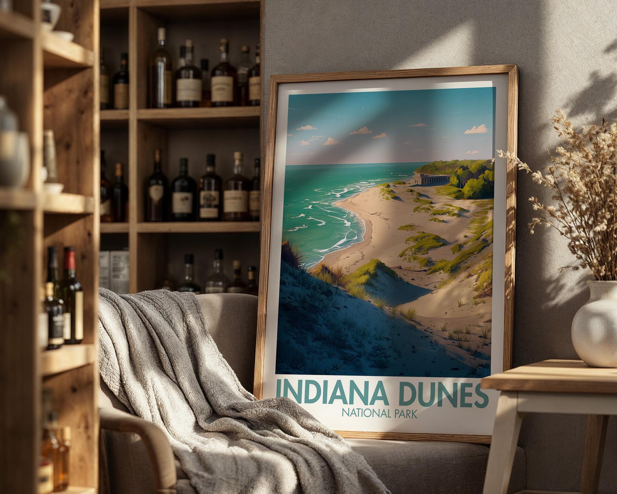 Indiana Dunes Poster