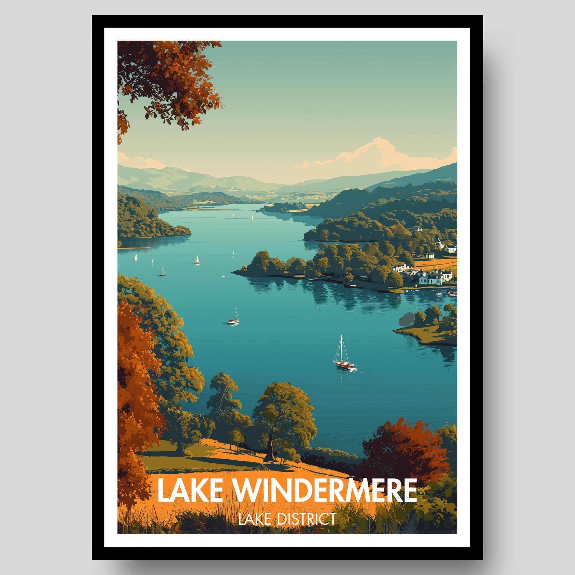 Lake Windermere Poster