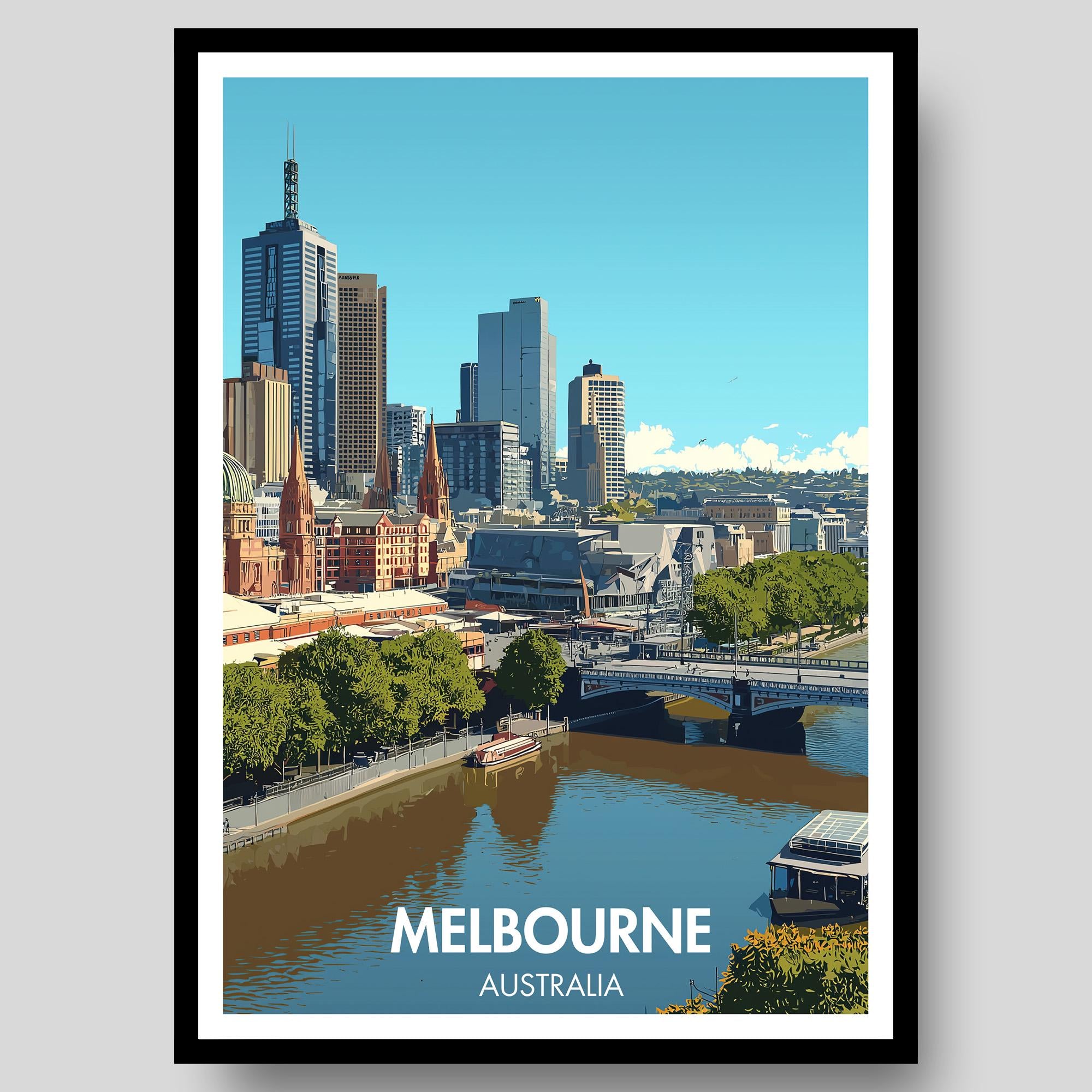 Melbourne Poster