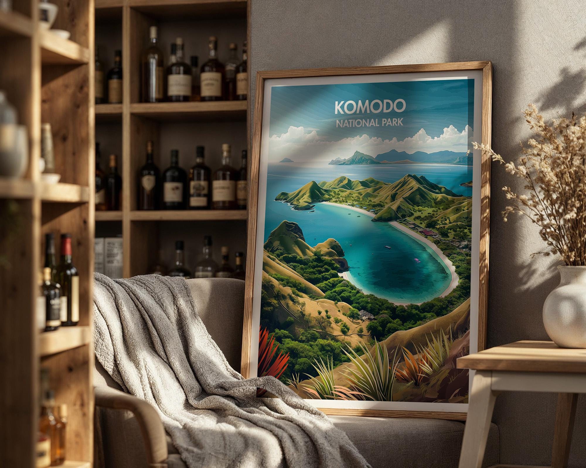 Komodo National Park Poster