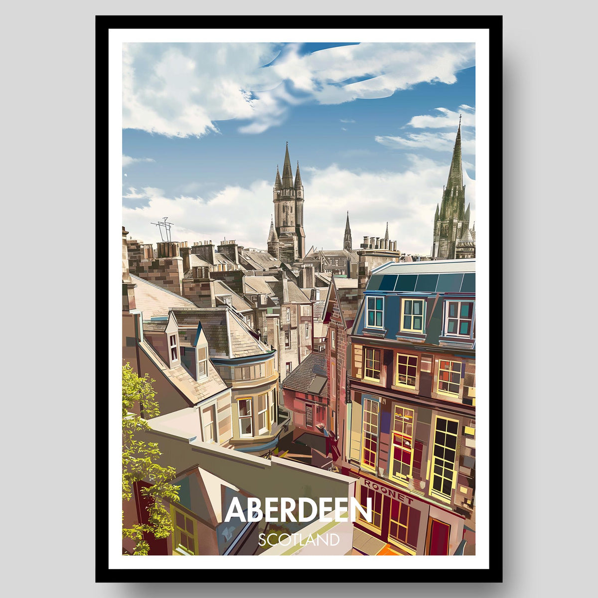 Aberdeen Poster - WanderWall