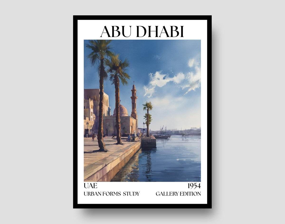 Abu Dhabi Gallery Edition Poster - WanderWall