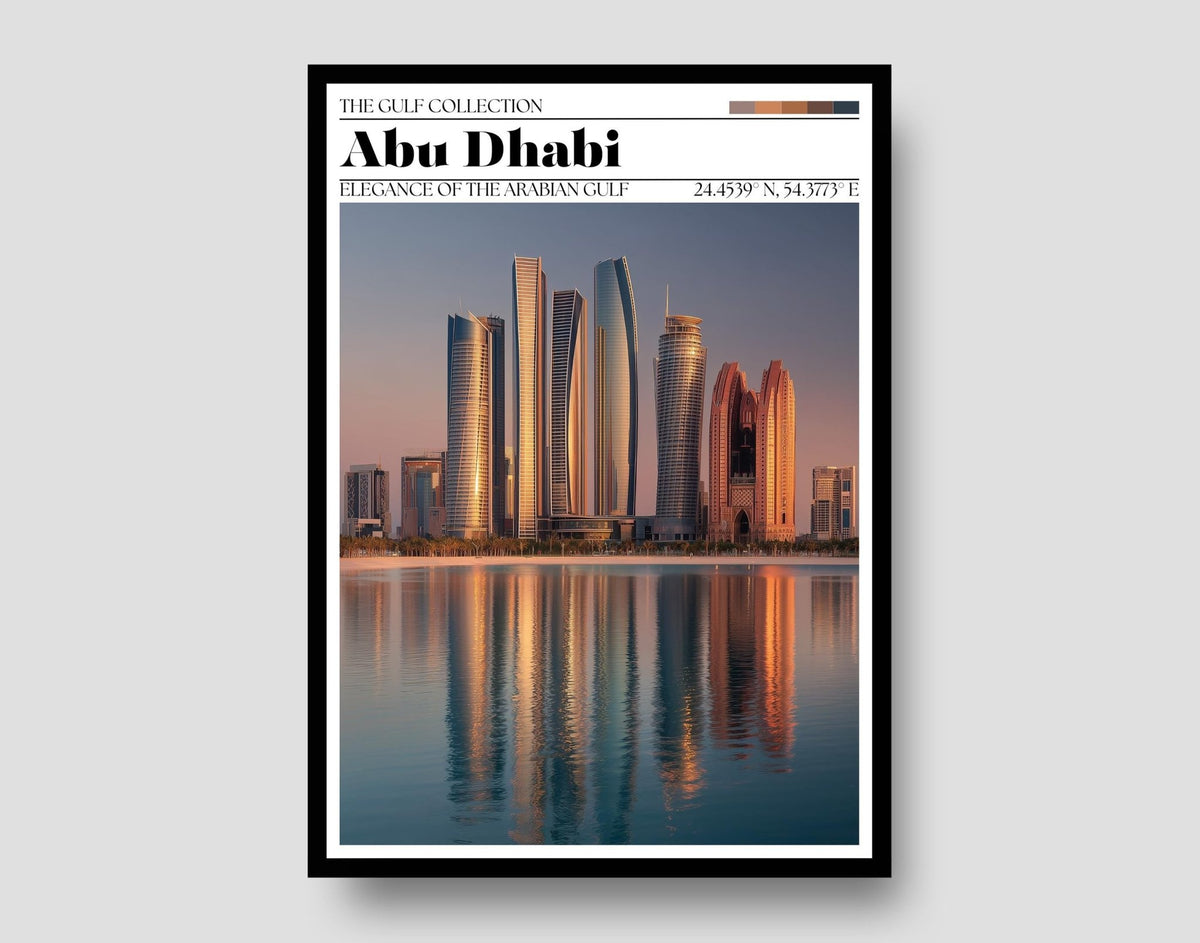 Abu Dhabi Poster - WanderWall