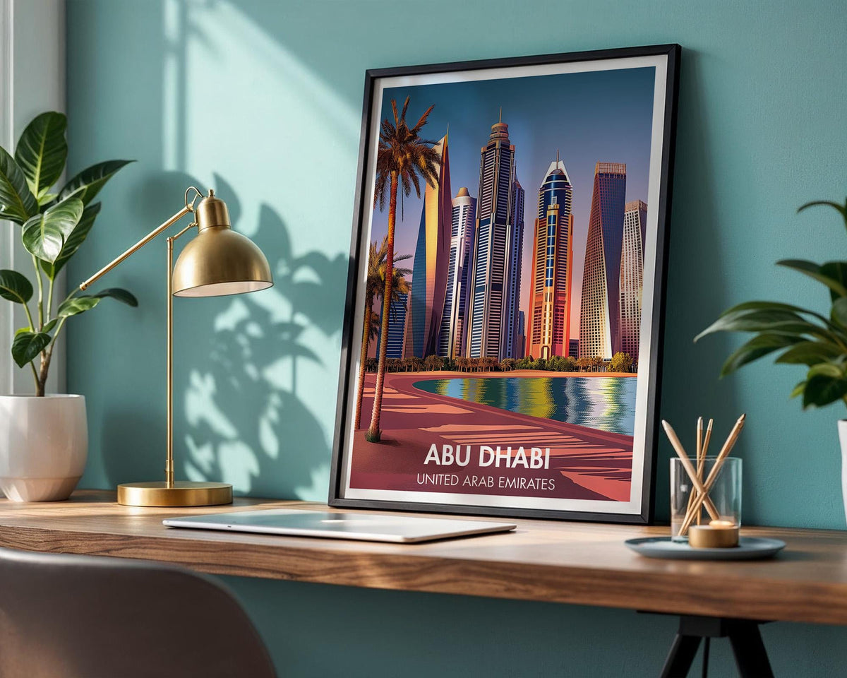 Abu Dhabi Poster - WanderWall