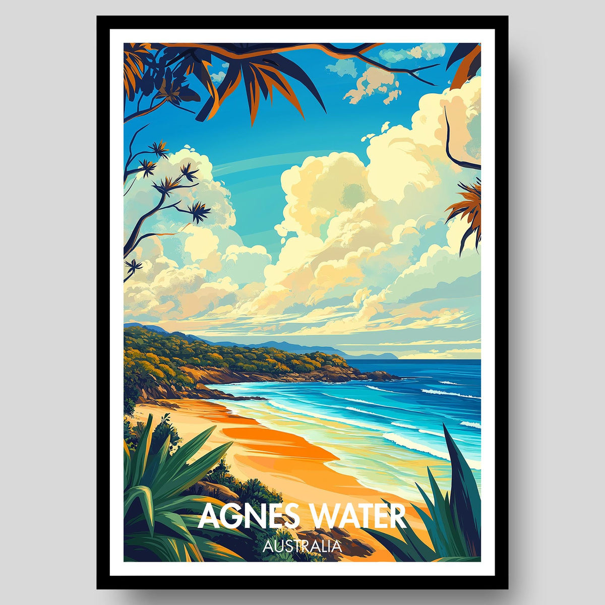 Agnes Water Poster - WanderWall