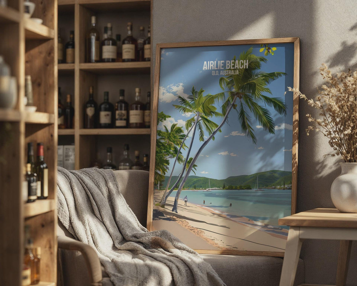 Airlie Beach QLD Australia Art Print Poster Wall Art - WanderWall
