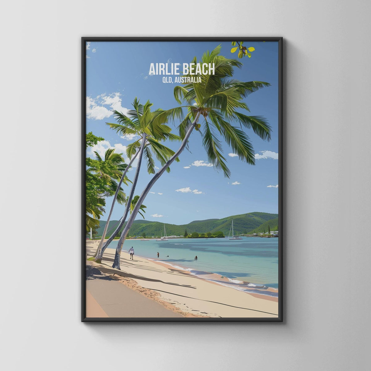 Airlie Beach QLD Australia Art Print Poster Wall Art - WanderWall
