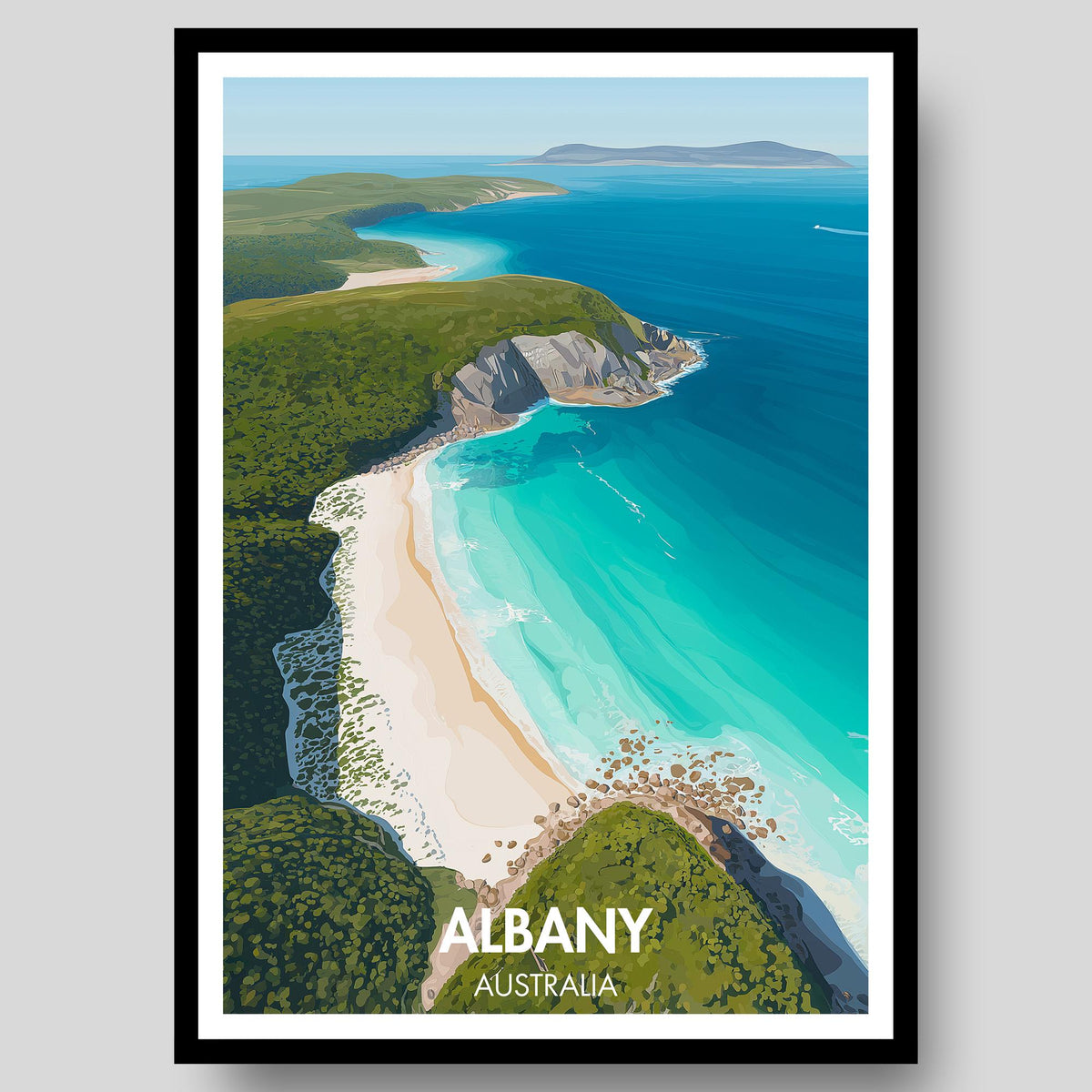 Albany Poster - WanderWall