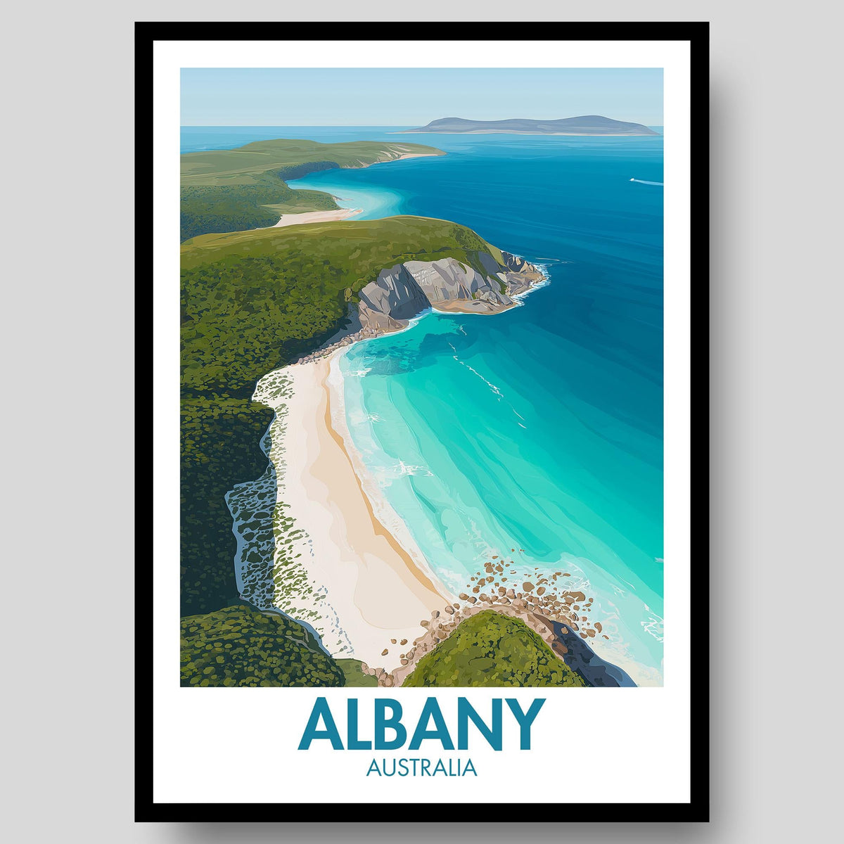 Albany Poster - WanderWall