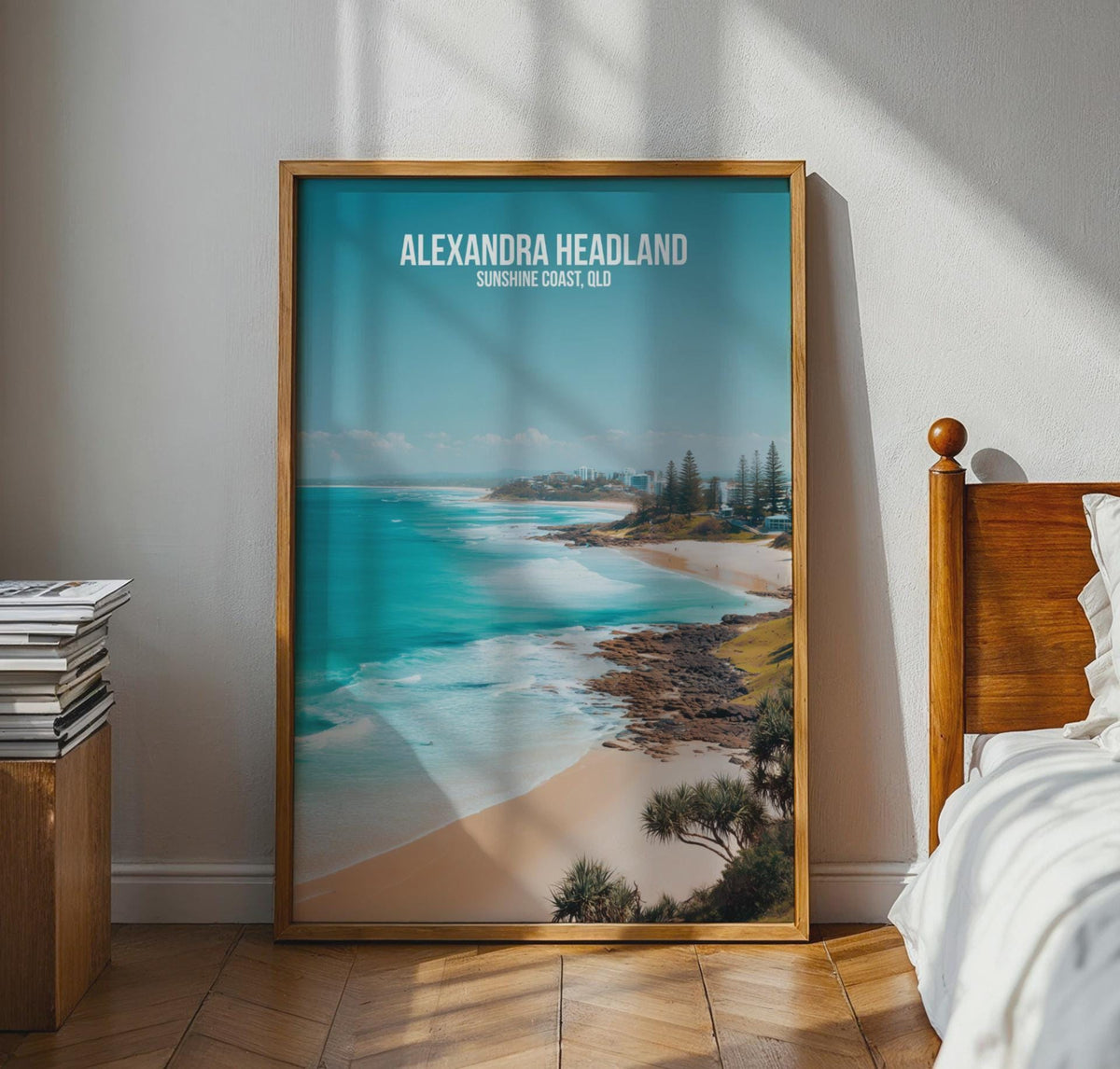 Alexandra Headland Coastline Print Artwork - WanderWall