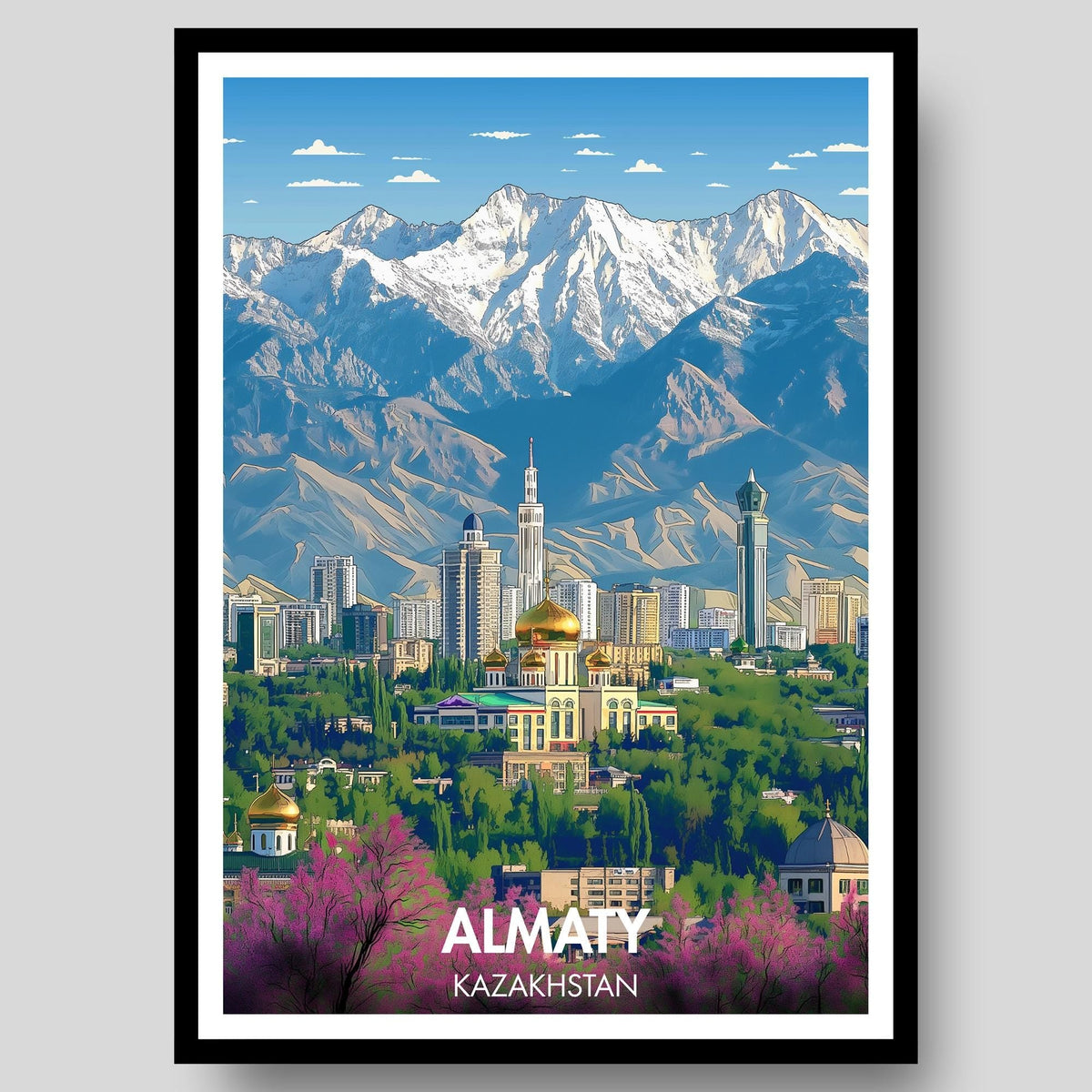 Almaty Poster - WanderWall