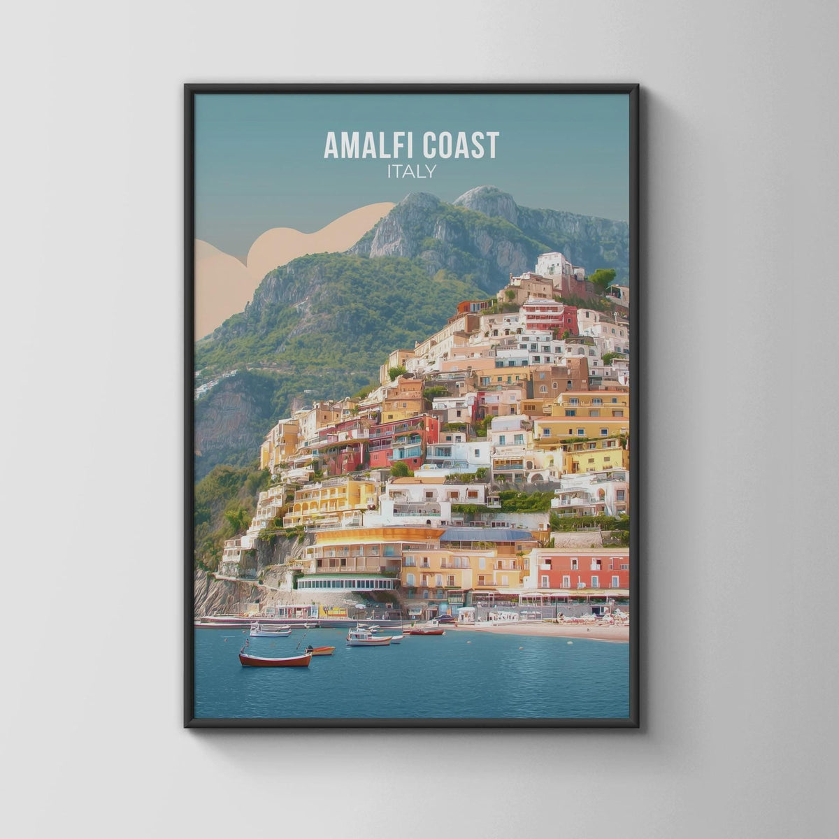 Amalfi Coast Italy Wall Art Print - WanderWall