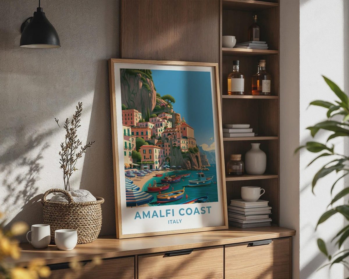Amalfi Coast Poster - WanderWall