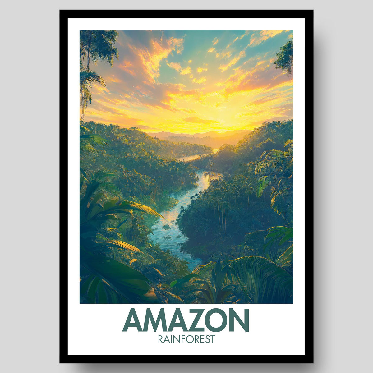 Amazon Rainforest Poster - WanderWall