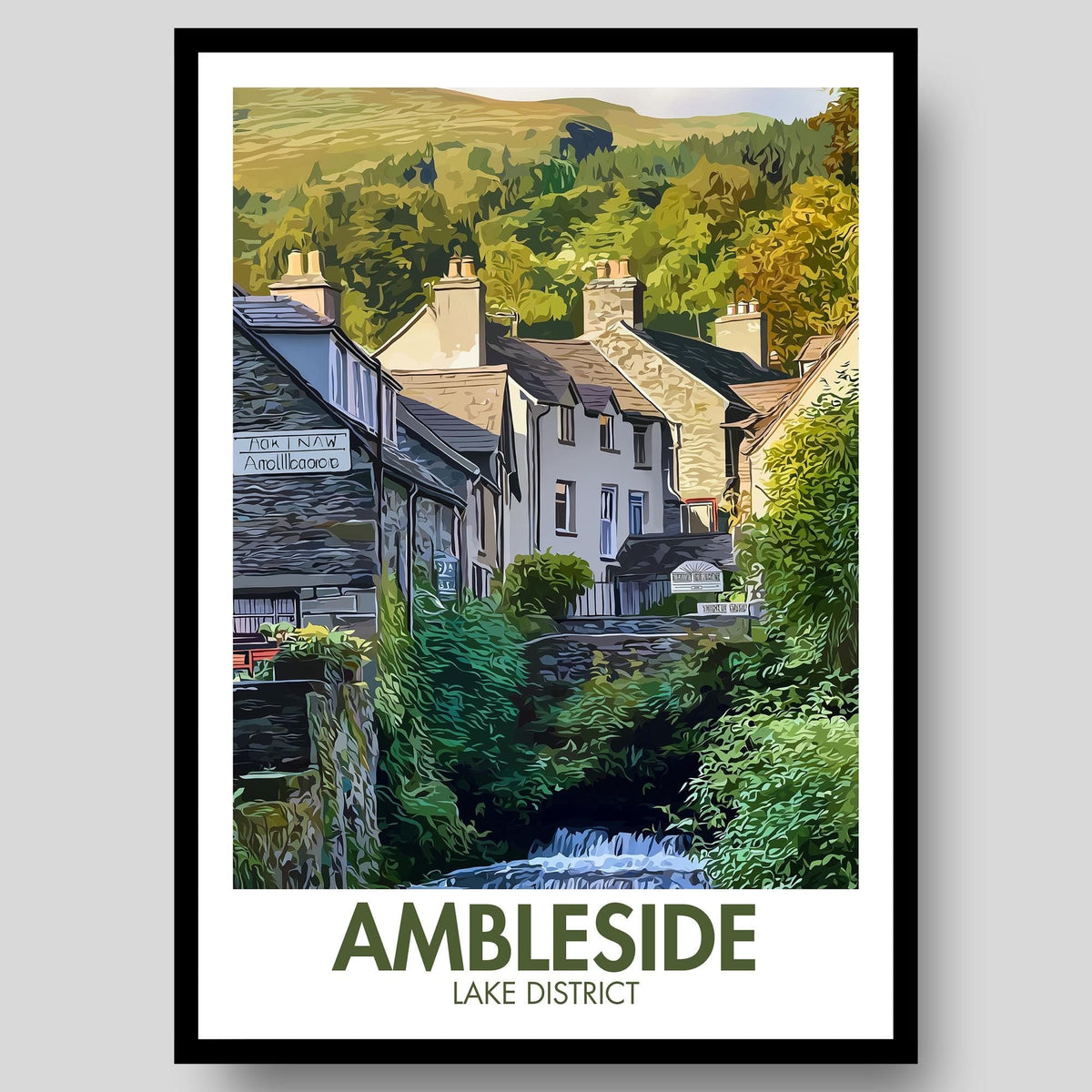 Ambleside Poster - WanderWall