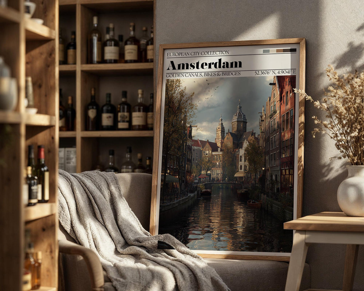 Amsterdam Poster - WanderWall