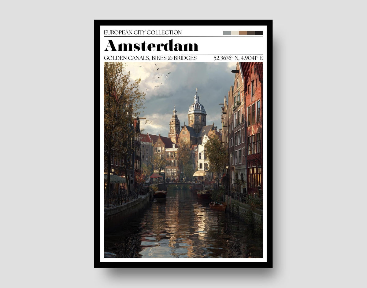 Amsterdam Poster - WanderWall