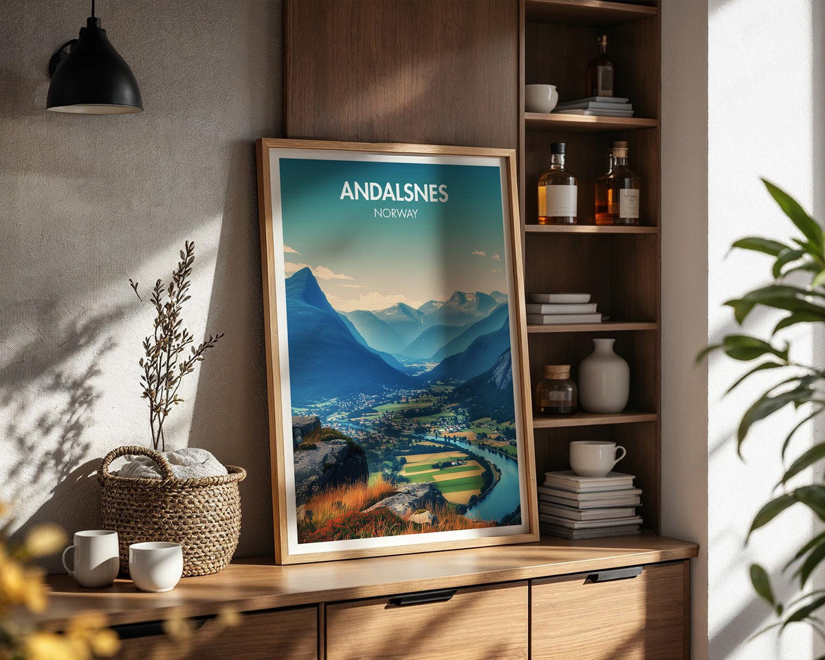 Andalsnes Poster - WanderWall