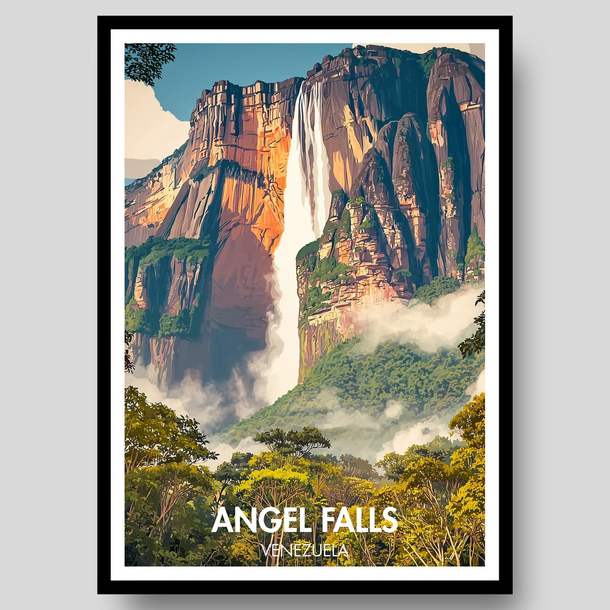 Angel Falls Poster - WanderWall
