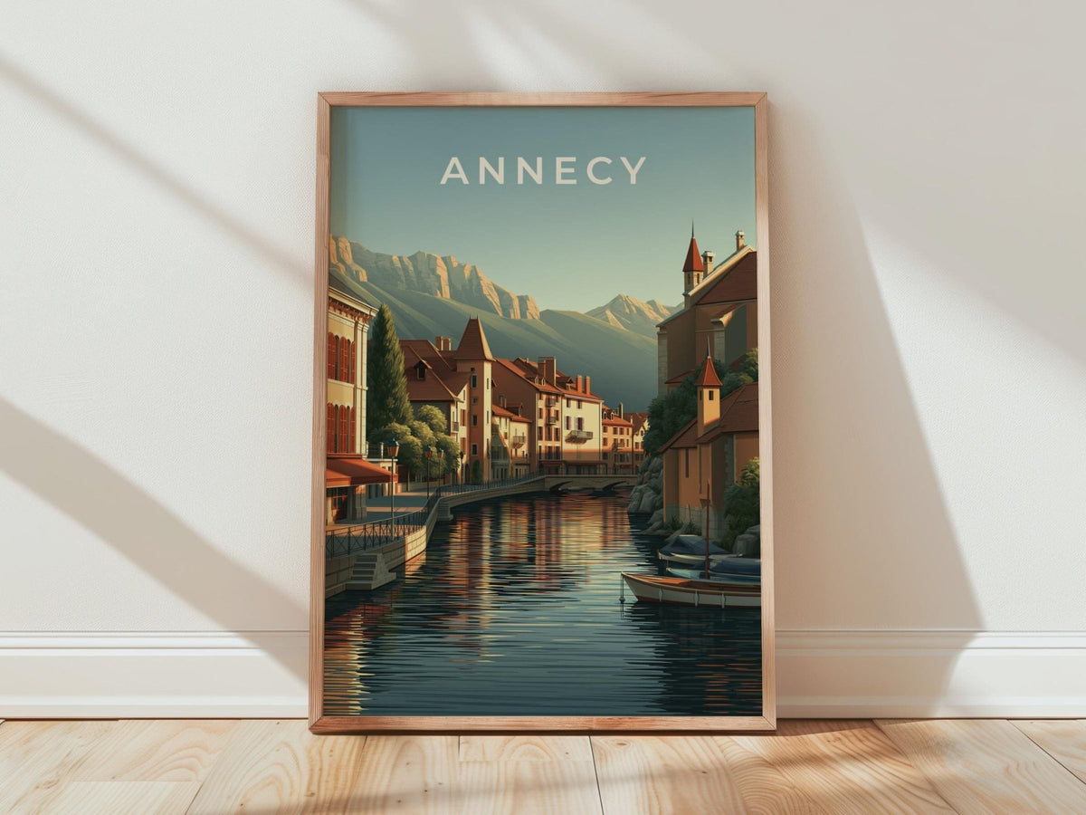 Annecy Cityscape Art Print - WanderWall