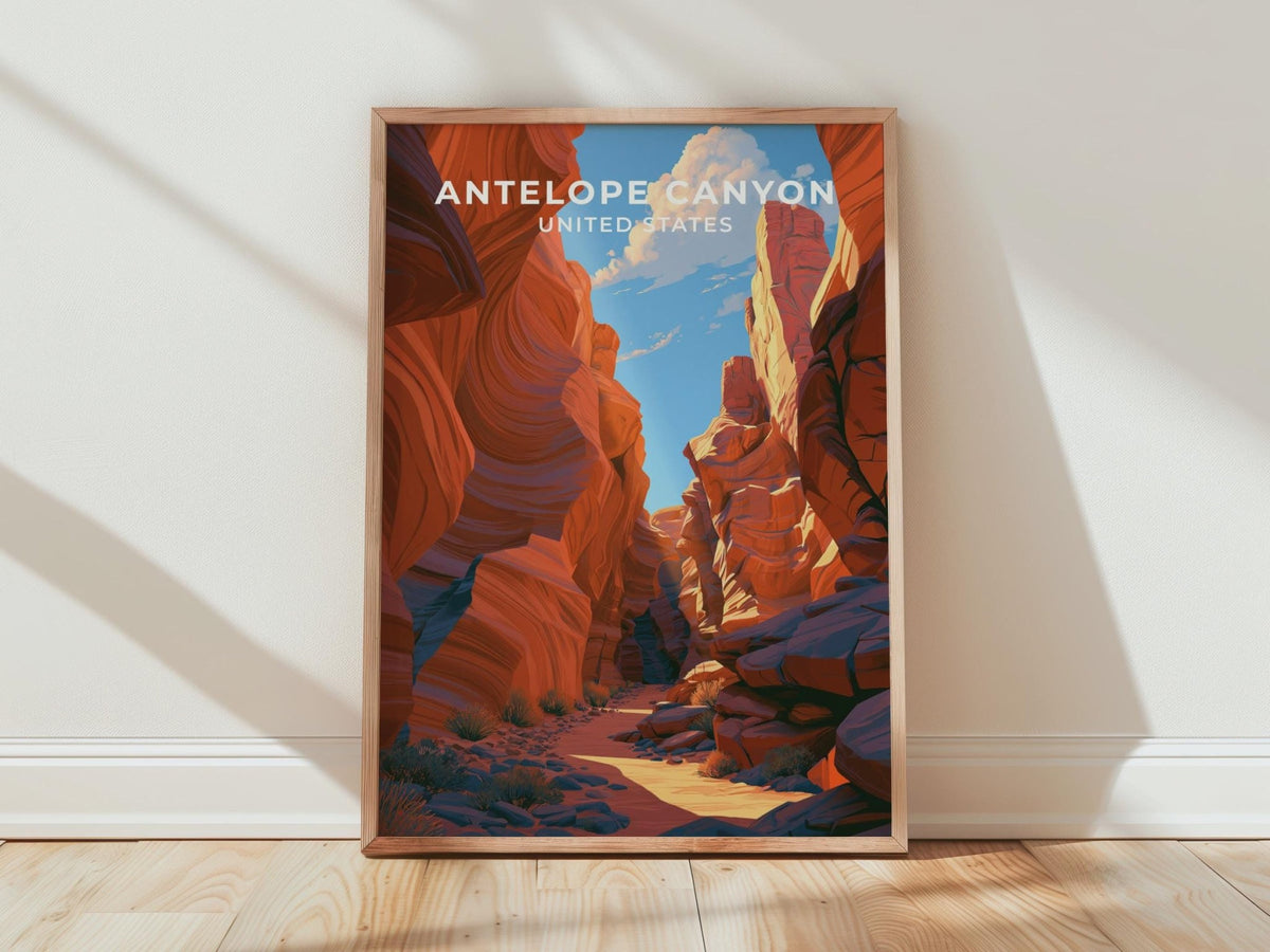 Antelope Canyon Poster - WanderWall