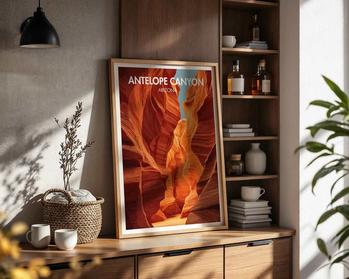 Antelope Canyon Poster - WanderWall