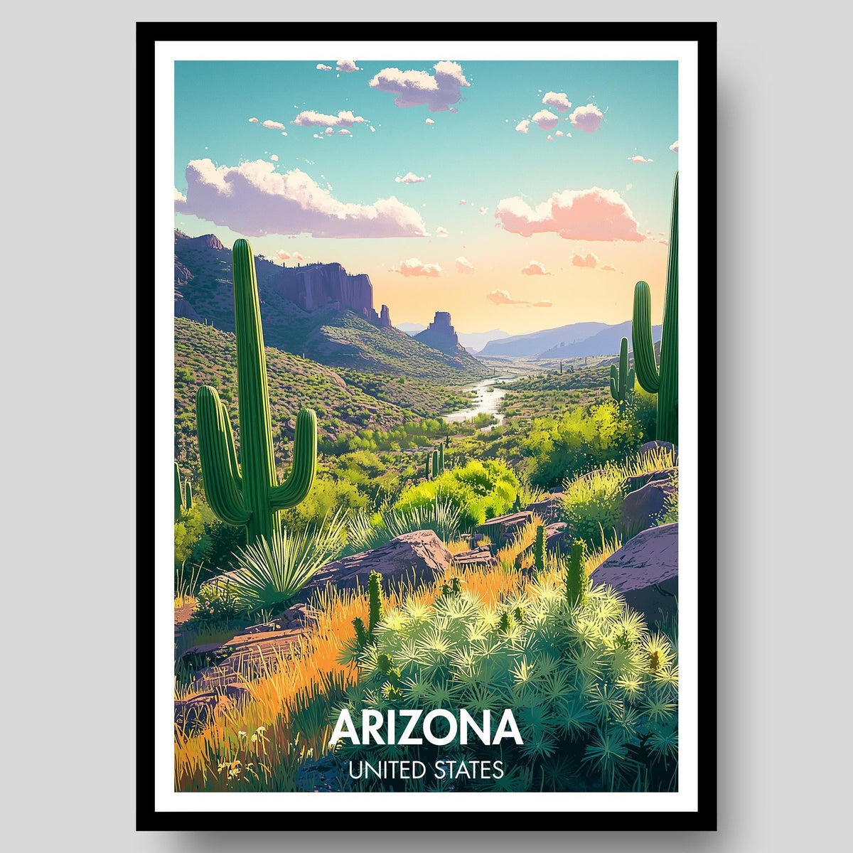 Arizona Poster - WanderWall