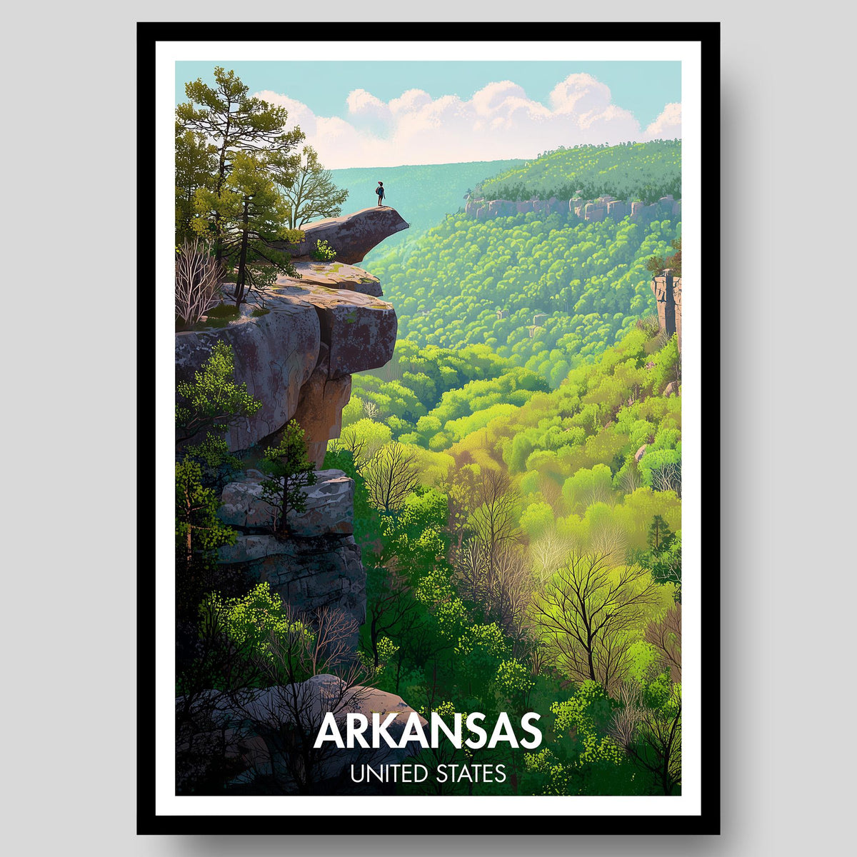 Arkansas Poster - WanderWall