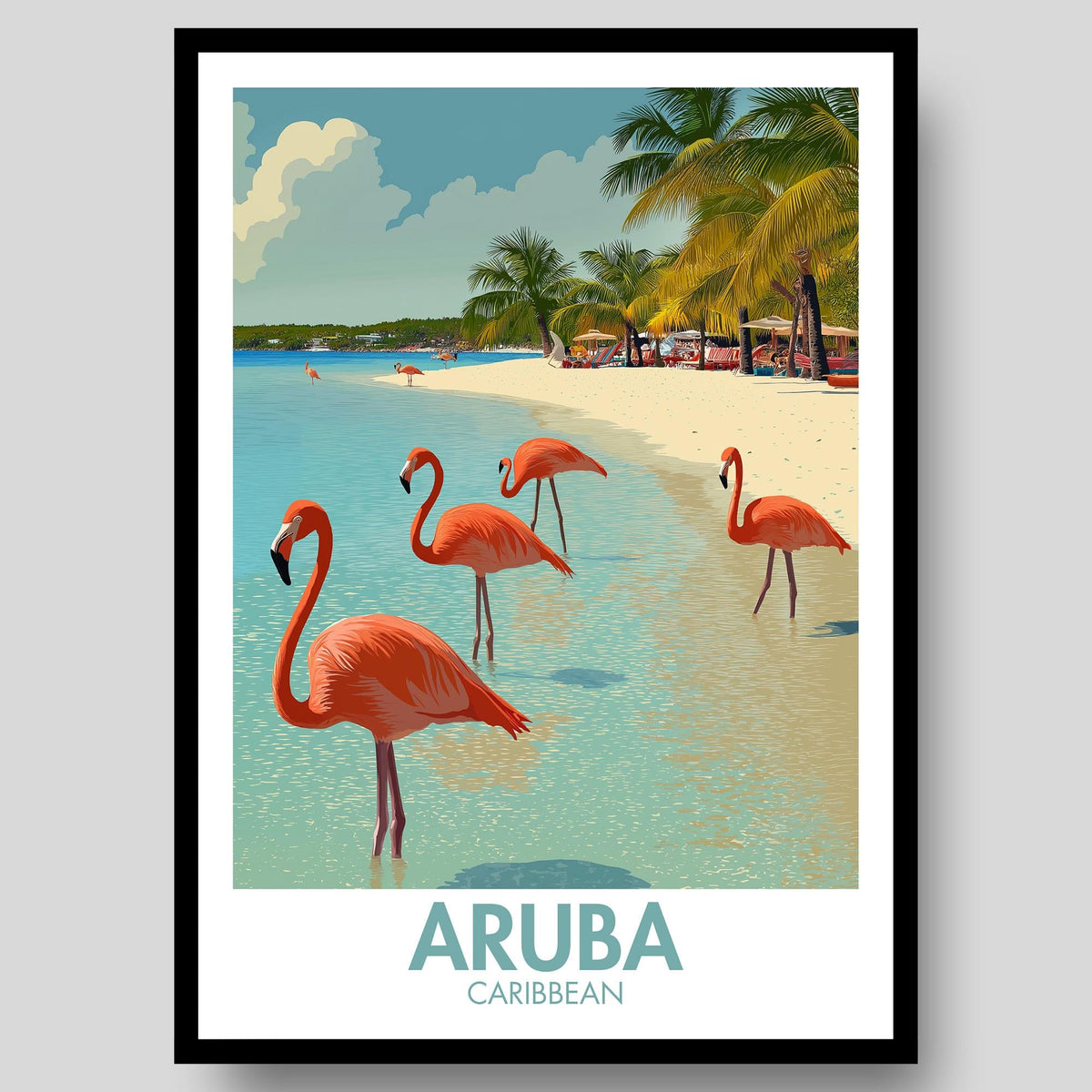 Aruba Poster - WanderWall