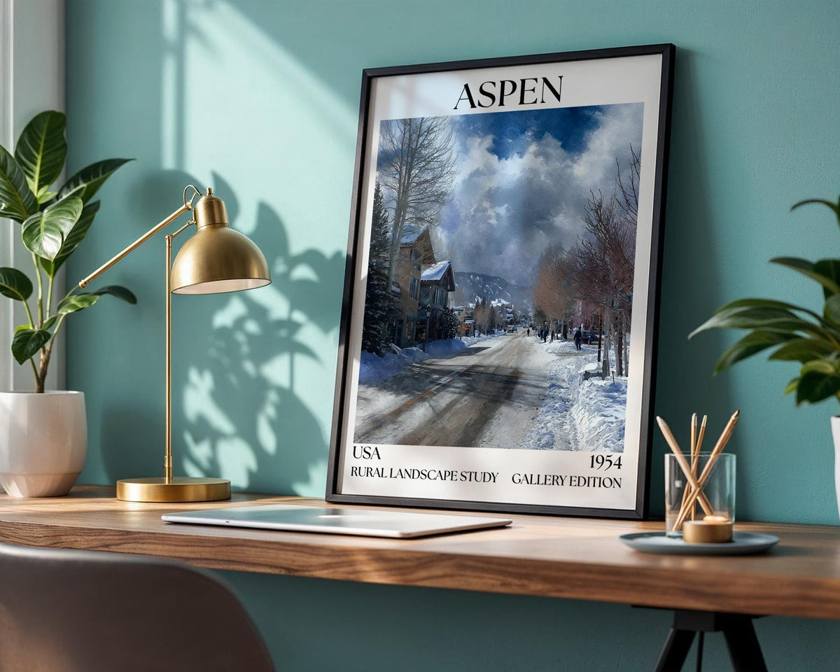 Aspen Colorado Gallery Edition Poster - WanderWall