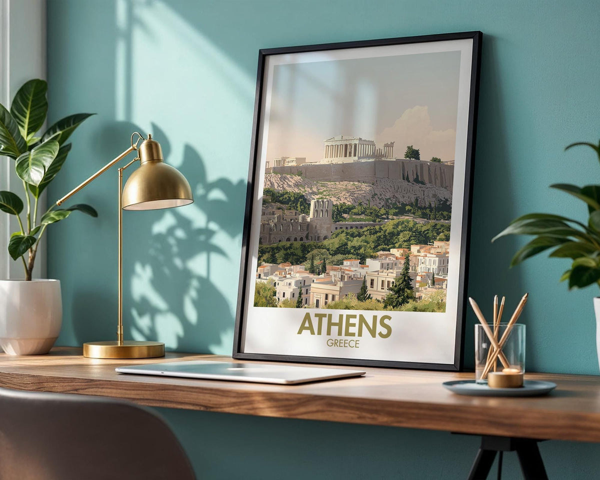 Athens Poster - WanderWall