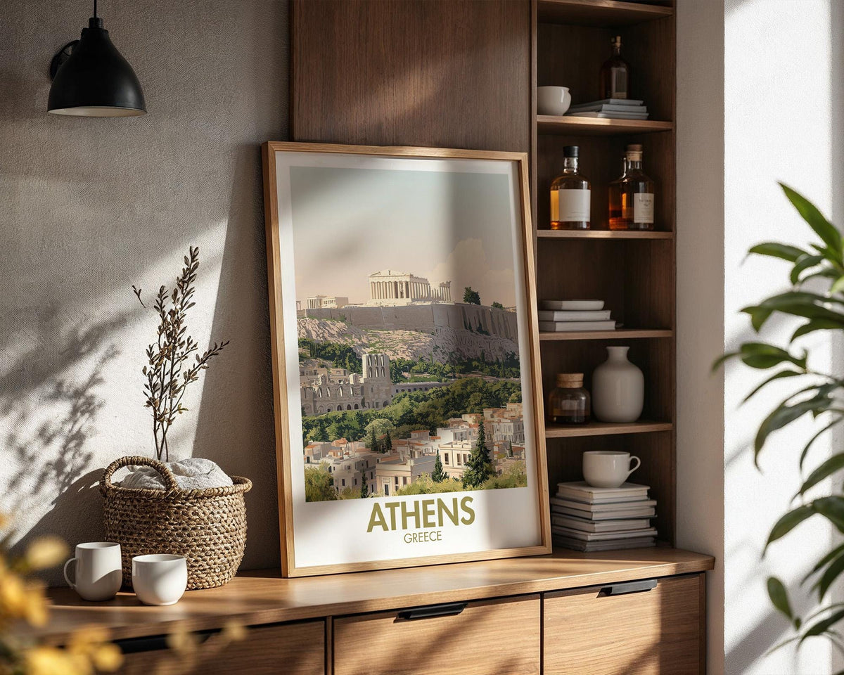 Athens Poster - WanderWall