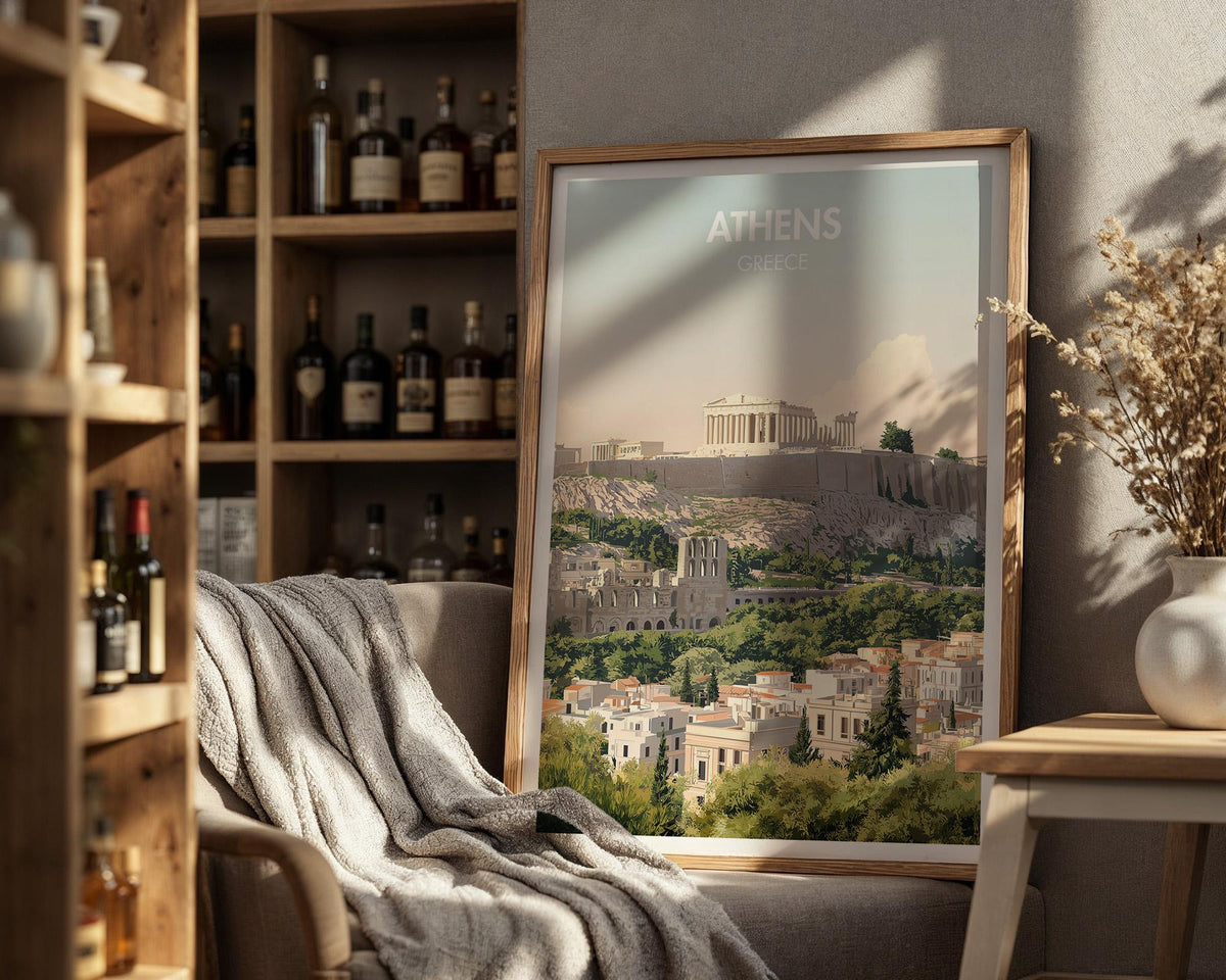 Athens Poster - WanderWall