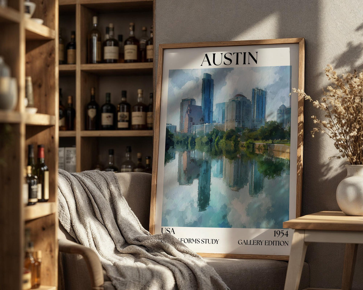 Austin Texas Gallery Edition Poster - WanderWall